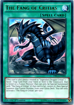 The Fang of Critias - DRL3-EN060 - Ultra Rare - 1st Edition - Yugioh - Image 1