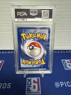 PSA 9 - Blaine’s Arcanine 1/132 Gym Challenge Holo Rare Pokemon Card W/swirl - Image 2