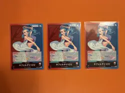 3x Nefeltari Vivi EB03-001 L One Piece Heroines Edition Japanese NM (US SELLER) - Image 1