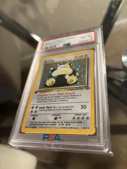 1999 Pokemon Snorlax 1st Edition Holo 11/64 Jungle PSA 8 - Image 4
