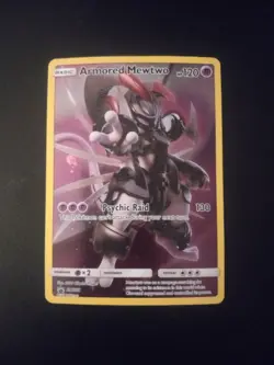 🦾Pokemon TCG Armored Mewtwo SM228 Black Star Promo Card - Image 1
