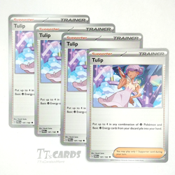 Tulip 181/182 x4 Trainer Playset 4x - Pokemon S&V Paradox Rift - 4 Card Set - Image 1