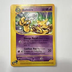 Kadabra 84/165 LP/NM Expedition e-series 2002 vintage Pokemon TCG Card ereader - Image 1