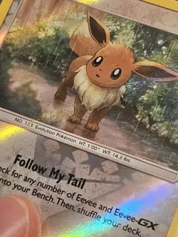 (7) Pokemon TCG Eevee Mixed Card Lot. Holo Bleeds. Vintage. NM - Image 5