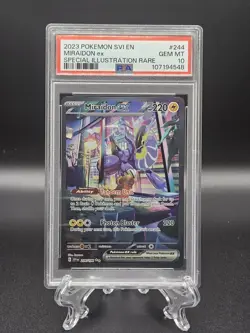2023 Pokemon SVI EN Miraidon ex Special Illustration Rare 244 PSA 10 GEM MINT - Image 1