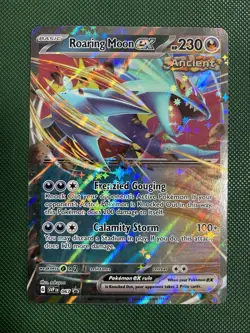 Roaring Moon EX SVP067 Black Star Promo Scarlet & Violet Holo Pokemon TCG Card - Image 1