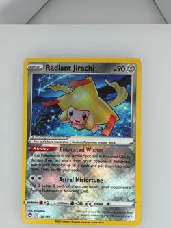 2022 Pokemon Silver Tempest Radiant Jirachi 120/195 NM - Image 1