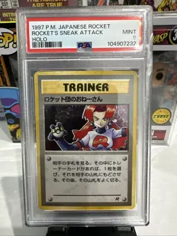 Rocket's Sneak Attack Team Rocket Japanese Holo Rare Pokemon - PSA 9 MINT! - Image 1