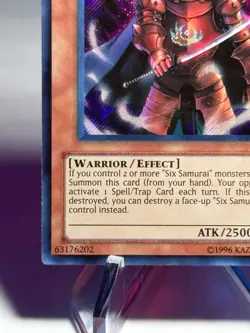 Yugioh Great Shogun Shien LCGX-EN233 Secret Rare LP/MP - Image 5