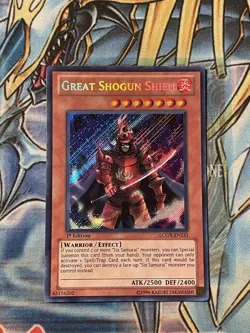 Yugioh Great Shogun Shien LCGX-EN233 Secret Rare 1st Ed VLP - Image 1