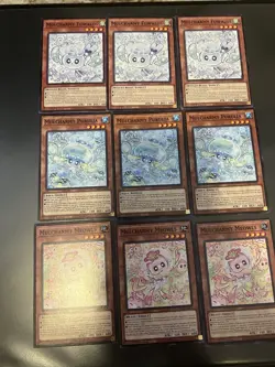 Yu-Gi-Oh 3x Mulcharmy Playset Mulcharmy Fuwalos Mulcharmy Purulia Meowls - Image 1