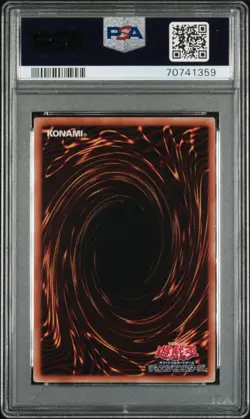 Yu Gi Oh Japanese Magi Magi Magician Gal WJMP-JP018 Ultra Rare PSA 7 NM - Image 2