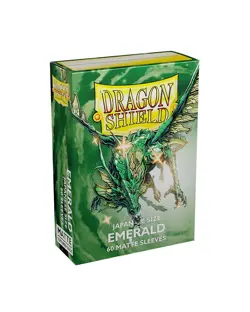 (60) Dragon Shield Card Sleeves EMERALD MATTE Small/Mini Size Japanese/Yugioh - Image 4
