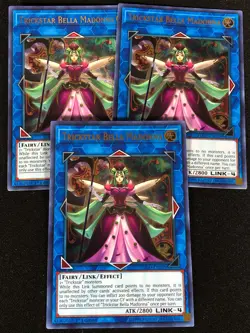 Yugioh Trickstar Bella Madonna FLOD-EN038 1st ULTRA x3 (NM) - Image 1