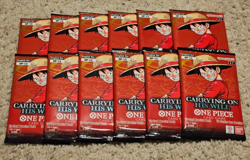 One Piece TCG Carrying On His Will Booster Packs OP13 English (LOT OF 12) Sealed - Image 1
