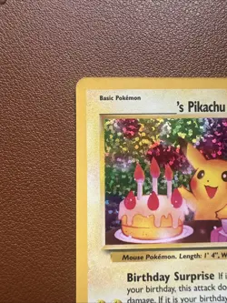 Birthday Pikachu 24/53 Holo Celebrations: Classic Collection Pokemon TGC - Image 2