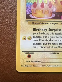 Birthday Pikachu 24/53 Holo Celebrations: Classic Collection Pokemon TGC - Image 5