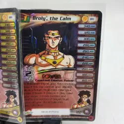 Dragon Ball Z DBZ CCG TCG BR1 Broly, the Calm (Silver & Gold) FOIL Promo Cards - Image 4