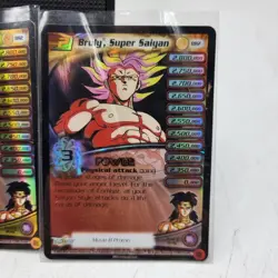 Dragon Ball Z DBZ CCG TCG BR2 Broly Super Saiyan (Silver & Gold) FOIL Promo Card - Image 4