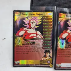 Dragon Ball Z DBZ CCG TCG BR2 Broly Super Saiyan (Silver & Gold) FOIL Promo Card - Image 5