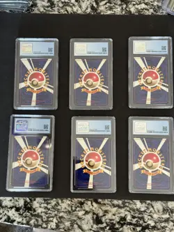 Vintage Pokemon CGC Lot - 1996 Japanese Base Set (No Rarity Symbol) - 6 Cards - Image 2