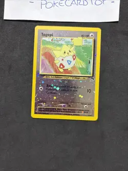 Pokemon Card TOGEPI 4/18-Southern Island - Eng-holo Reverse-Swirl-Nm/Mint! - Image 3