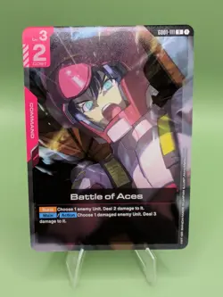 Battle of Aces - Newtype Rising #GD01-111 R - NM Foil Gundam Card Game Single - Image 1