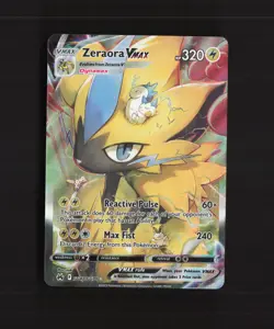 Zeraora VMAX GG42/GG70 Crown Zenith Full Art Ultra Rare Holo Pokemon Card LP+ - Image 1
