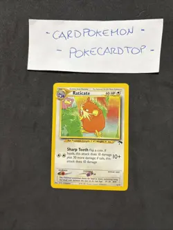 Pokemon Card Raticate 6/18 - Southern Island - Eng-No Holo-Nm/Mint! - Image 1