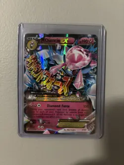 Pokemon M Diancie EX XY44 Promo Holo Mega Card Diamond Force XY Set - Image 1