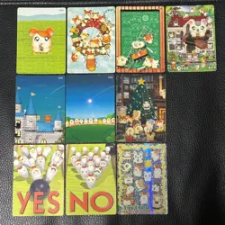 Hamutaro Friends Little Hamster Big Adventures Tarot Card Set Japan Holo F/S ④ - Image 1