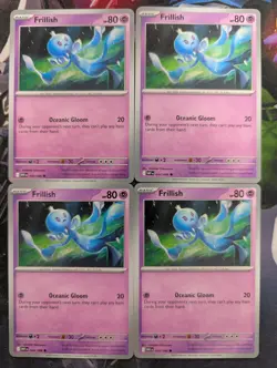 4x Frillish 044/086 x4 - White Flare - Pokemon TCG - Playset - Image 1