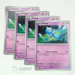 Frillish 044/086 x4 Playset 4x - Pokemon TCG SV White Flare WHT - 4 Card Set - Image 1