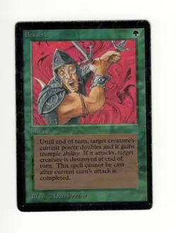 Berserk. Limited Edition Beta. MP. MTG. Magic the Gathering - Image 1