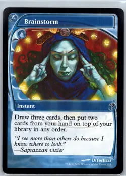 Magic The Gathering Brainstorm (Future Sight) Mystery Booster 2 MTG - Image 1