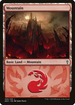 MTG Mountain (105) ** RNA Guild Kit ** English (NM) - Image 1