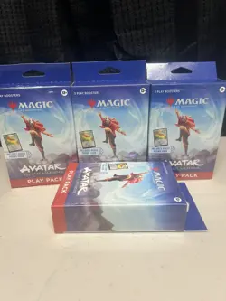 Magic The Gathering Avatar 4-Booster Play Pack ×3-Nine Total Boosters - Image 2