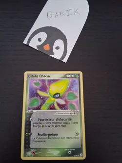 Carte Pokemon Celebi Obscur 4/101 - EX Legendes Oubliees - Bon Etat FR - Image 1