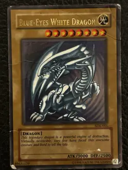 Yu-Gi-Oh! Blue-Eyes White Dragon SDK-001 1996 x2 Regular English Konami TCG - Image 2