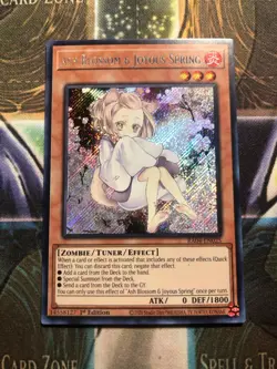 *** ASH BLOSSOM & JOYOUS SPRING *** ALTERNATE ART SECRET RARE RA04-EN025 YUGIOH! - Image 1