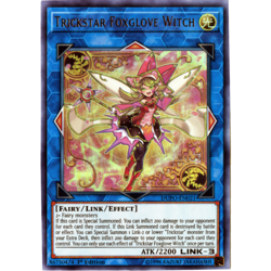 *** TRICKSTAR FOXGLOVE WITCH *** ULTRA RARE MINT/NM DUPO-EN021 YUGIOH! - Image 1