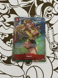 One Piece TCG Gear 5 Starter Deck Nami ST21-009 Alt Art English PROMO - Image 1