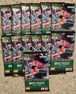 Legacy Of The Master OP12 Booster Pack (Lot Of 13) One Piece TCG English Sealed - Image 1