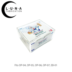 Acrylic Display case for One Piece OP-04/OP-05/OP-06/OP-07/ EB-01 Booster Box - Image 1