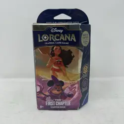 Disney Lorcana The First Chapter Starter Deck Amber And Amethyst TCG New - Image 1
