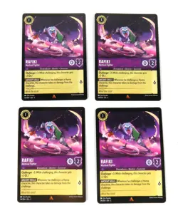 Disney Lorcana x4 Rafiki Mystical Fighter 54/204 NM Into The Inklands Playset - Image 1