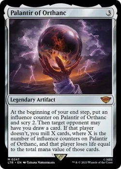 Palantir of Orthanc NM #247 Universes Beyond: The Lord of the Rings MTG - Image 1