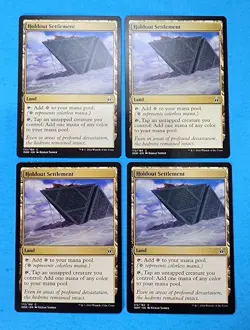 4x Holdout Settlement Oath of the Gatewatch Mtg Magic Card Colorless Land 172 - Image 1