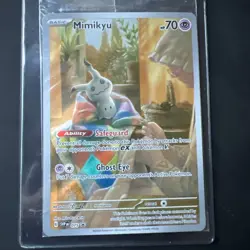 Pokemon TCG Mimikyu Scarlet & Violet SVP 075 Holo Promo Card Sealed, Near Mint - Image 1