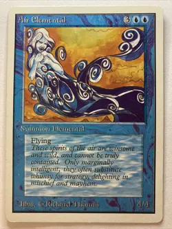 Air Elemental Unlimited Edition MTG MP - Image 1